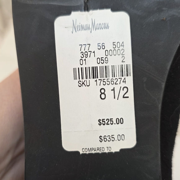 STUART WEITZMAN BLACK 5050 Ladies Boots Size 8 1/2 New With Tags 19 In Tall - Picture 2 of 12